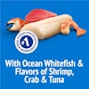 With Ocean Whitefish & Flavors of Shrimp, Crab & Tuna