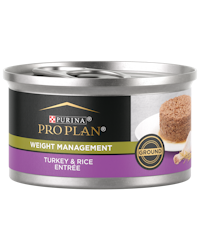 pro plan weight management turkey rice ground wet cat food