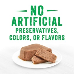 beneful incredibites pate grilled chicken no artificial preservatives colors or flavors