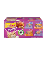 Friskies Poultry Wet Cat Food Variety Pack 32 Count