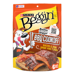 Purina Beggin’ Strips Bacon and Pork Spare Ribs Flavor Treats for Dogs