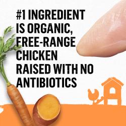 beyond #1 ingredient is organic, free range chicken raised with no antibiotics