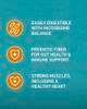 Se digiere con facilidad y equilibra el microbioma, ya que incorpora fibra prebiótica para favorecer la salud intestinal y el sistema inmunitario, fortalecer los músculos y contribuir a la salud del corazón.