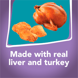 Made with real liver and turkey