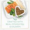 crafted with real ocean fish and salmon