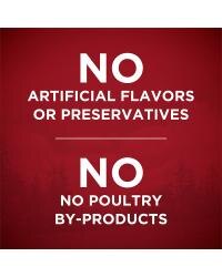 No artificial flavors colors or preservatives no poultry by-products