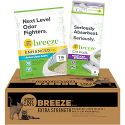 Tidy Cats breeze extra strength pads and pellets refill bundle pack