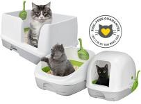 Breeze litter systems with cats in each