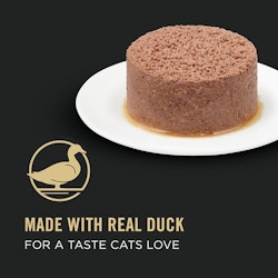 Made with real duck for a taste cats love