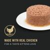 Made with real chicken for a taste kittens love