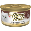 Fancy Feast Classic Paté Tender Beef Feast Gourmet Wet Cat Food