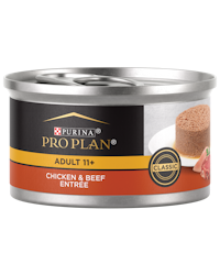Purina Pro Plan Senior Adult 11+ Chicken and Beef Entree Classic Wet Cat Food