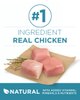 el ingrediente principal es la carne real de pollo