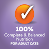 Una nutrición 100 % completa y balanceada para gatos adultos