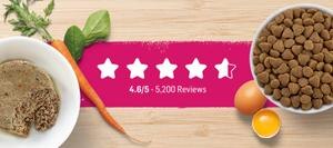 Beyond pet food reviews are 4.6 out of 5 from 5200 reviews