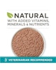 Natural with added vitamins and minerals