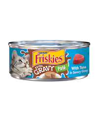 Friskies Extra Gravy Pate with Tuna in Savory Gravy