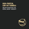 Fórmula rica en proteínas y baja en grasas que ayuda a mantener un peso ideal