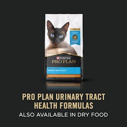 Pro Plan Urinary Tract Health Formulas, also available in dry food