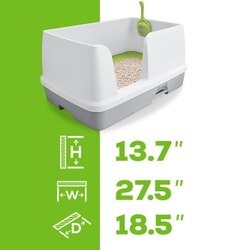 Breeze XL system measurements 13.7 x 27.5 x 18.5