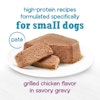 Recetas proteicas beneful incredibites paté de pollo asado formuladas especialmente para perros pequeños