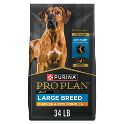 Purina Pro Plan Adult Large Breed Chicken & Rice Formula Dry Dog Food Purina Pro Plan Adult Large Breed Chicken & Rice Formula Dry Dog Food
