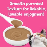 smooth pureed texture for lickable, lovable enjoyment