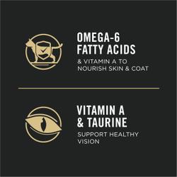 Omega-6 fatty acids & vitamin A to nourish skin & coat