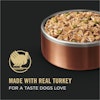 Made with real turkey for a taste dogs love