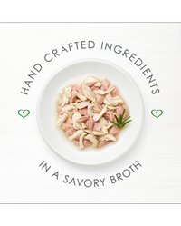 Hand crafted ingredients in a savory broth