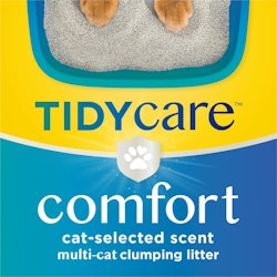 Tidy Care Comfort cat-selected scent multi-cat clumping litter