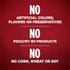 no artificial colors, flavors or preservatives