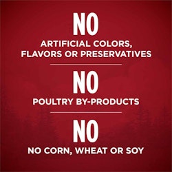 no artificial colors, flavors or preservatives