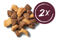2X meaty morsels