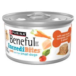 beneful incredibites wet pate chicken dog food