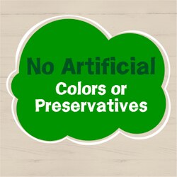 No artificial colors or preservatives