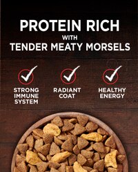 rico en proteínas con bocadillos tiernos y jugosos