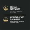 croquetas pequeñas, ricas en nutrientes, con ácidos grasos omega 6