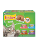 Alimento húmedo para gatos Friskies Paté en paquete variado de 48 unidades