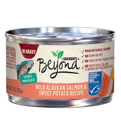 Beyond Wild Alaskan Salmon & Sweet Potato Recipe in Gravy Wet Cat Food