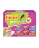 Friskies Gravy Pleasers Wet Cat Food 48 Ct Variety Pack