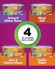 Friskies Poultry Pate Favorites Wet Cat Food Variety Pack 32 Count