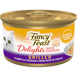 Fancy feast cheddar delights turkey cat food