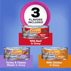 Friskies Shreds 24 Count Wet Cat Food Variety Pack 