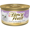 Purina Fancy Feast Wet Cat Food Flaked Tuna and Mackerel Feast