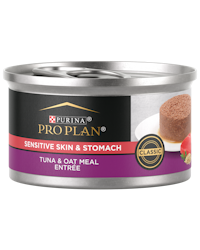 pro plan sensitive skin stomach tuna oat meal wet cat food