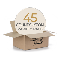 My Fancy Feast Classic Wet Cat Food Customized 45-Count Variety Pack