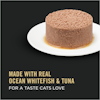 Made with real ocean whitefish & tuna for a taste cats love
