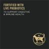 fortified with live probiotics