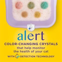 Cristales Alert que cambian de color y ayudan a controlar la salud de tu gato con la tecnología de detección de pH